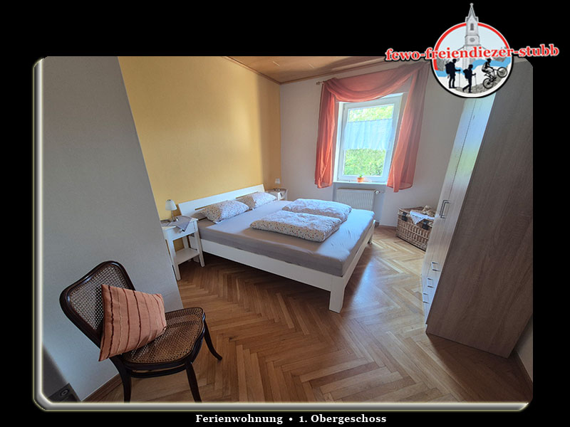 Schlafzimmer der Ferienwohnung Freiendiezer Stubb in Diez