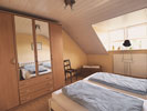 Schlafbereich der Ferienwohnung Freiendiezer Stubb in Diez